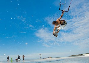 Kitesurfing - Board Grab