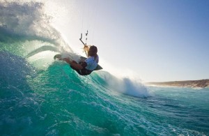 Kitesurfing Wave Riding